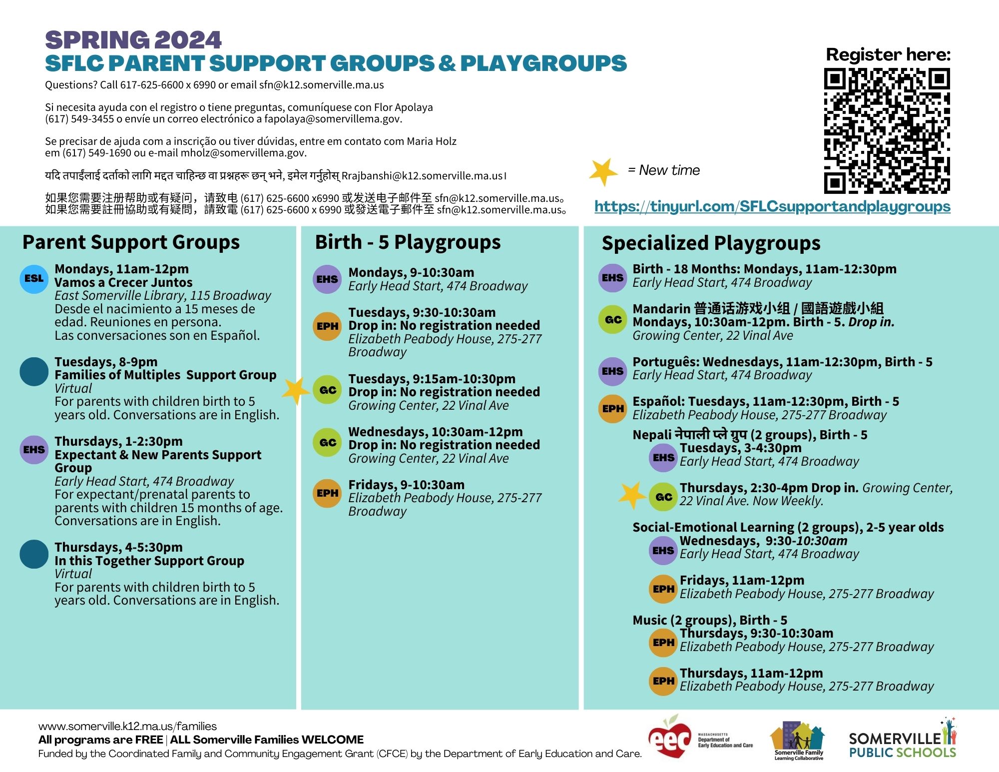 Playgroup Flier, page 2