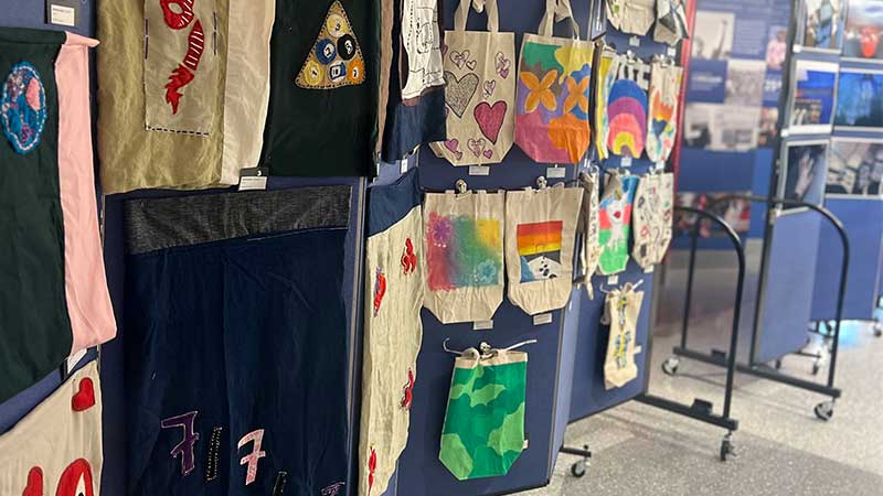 Student artwork on display at Somerville High School