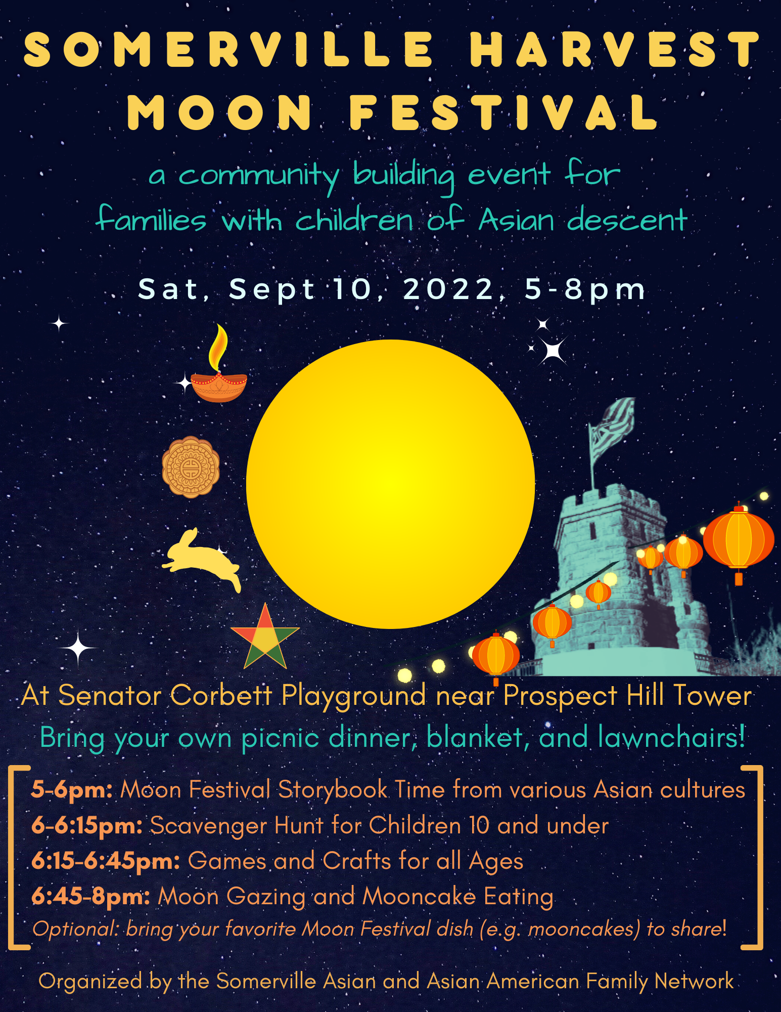 Somerville Harvest Moon Festival flyer