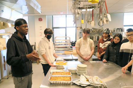Culinary Arts Students Presenting