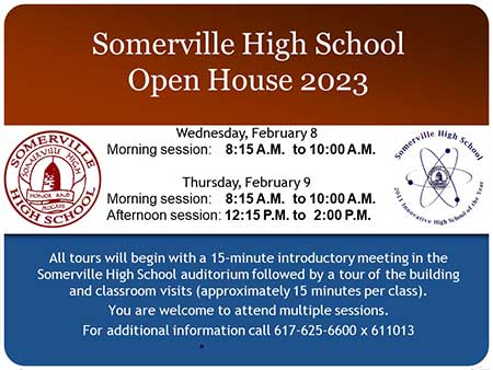 SHS Open House Graphic