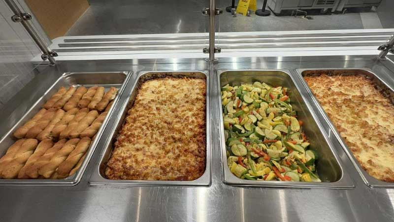 FNSD lasagna and sides