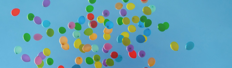 Multi-colored Balloons